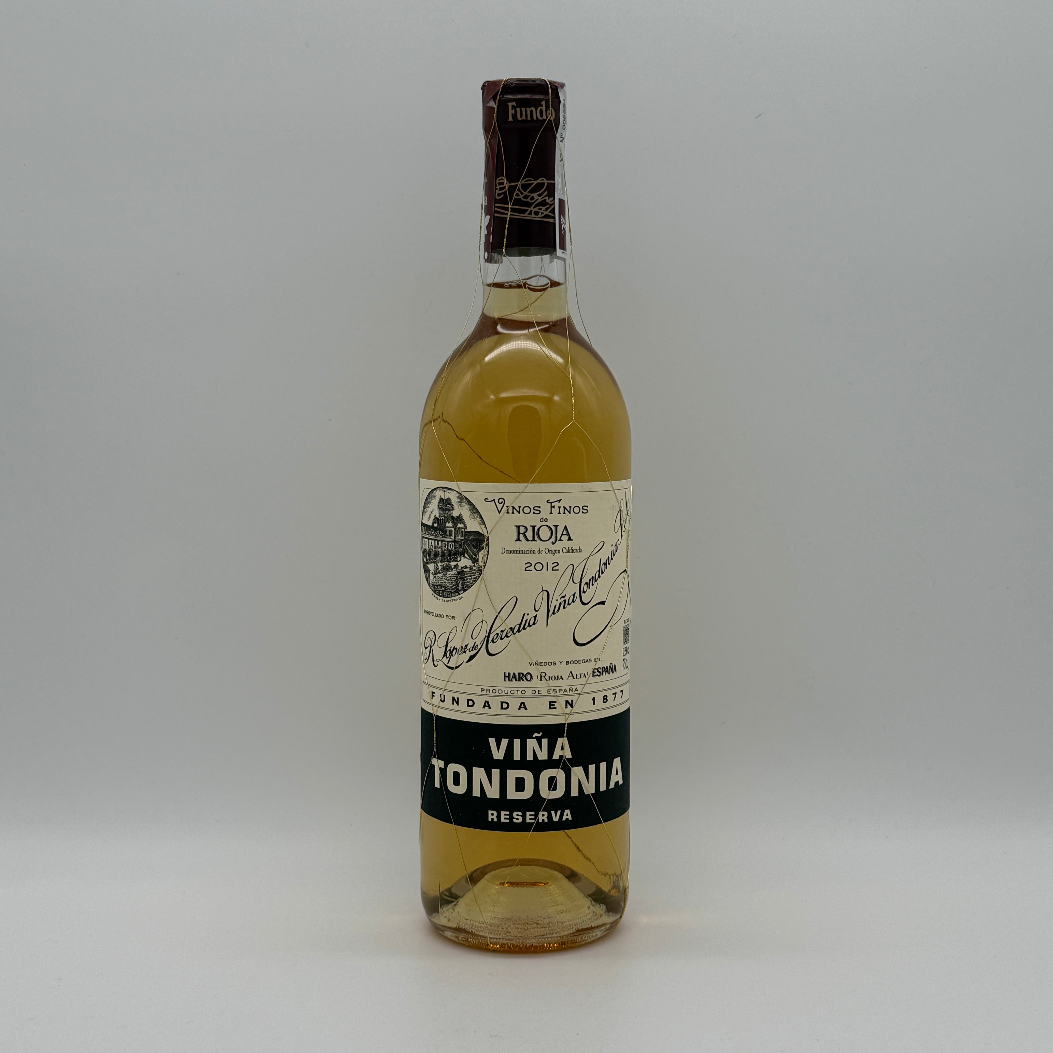 2012 R. Lopez de Heredia Vina Tondonia Reserva Blanco, Rioja DOCa, Spain