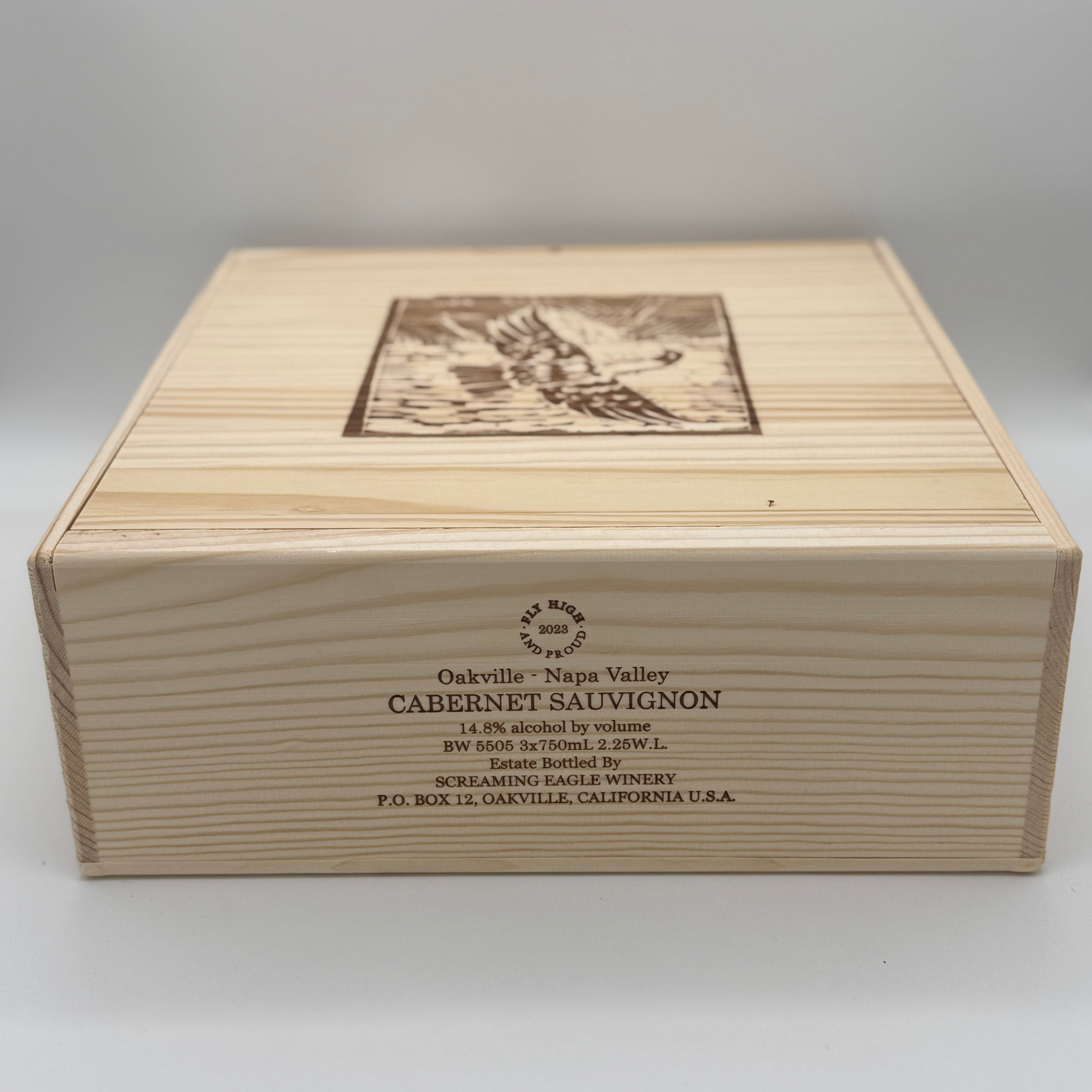2023 Screaming Eagle Cabernet Sauvignon, Napa Valley, USA Front back