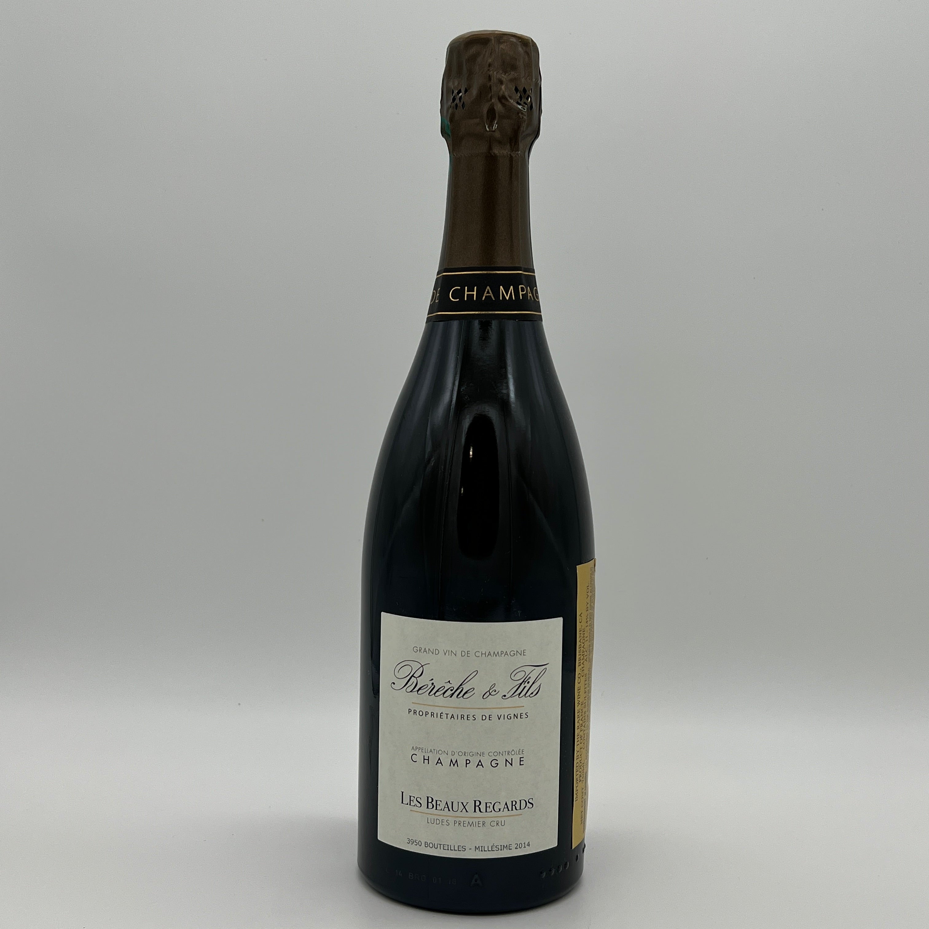 2014 Bereche et Fils "Les Beaux Regards" Blanc de Blancs, Champagne, France (L:2014 Dis. 1/2018 Dos. 3g/l)