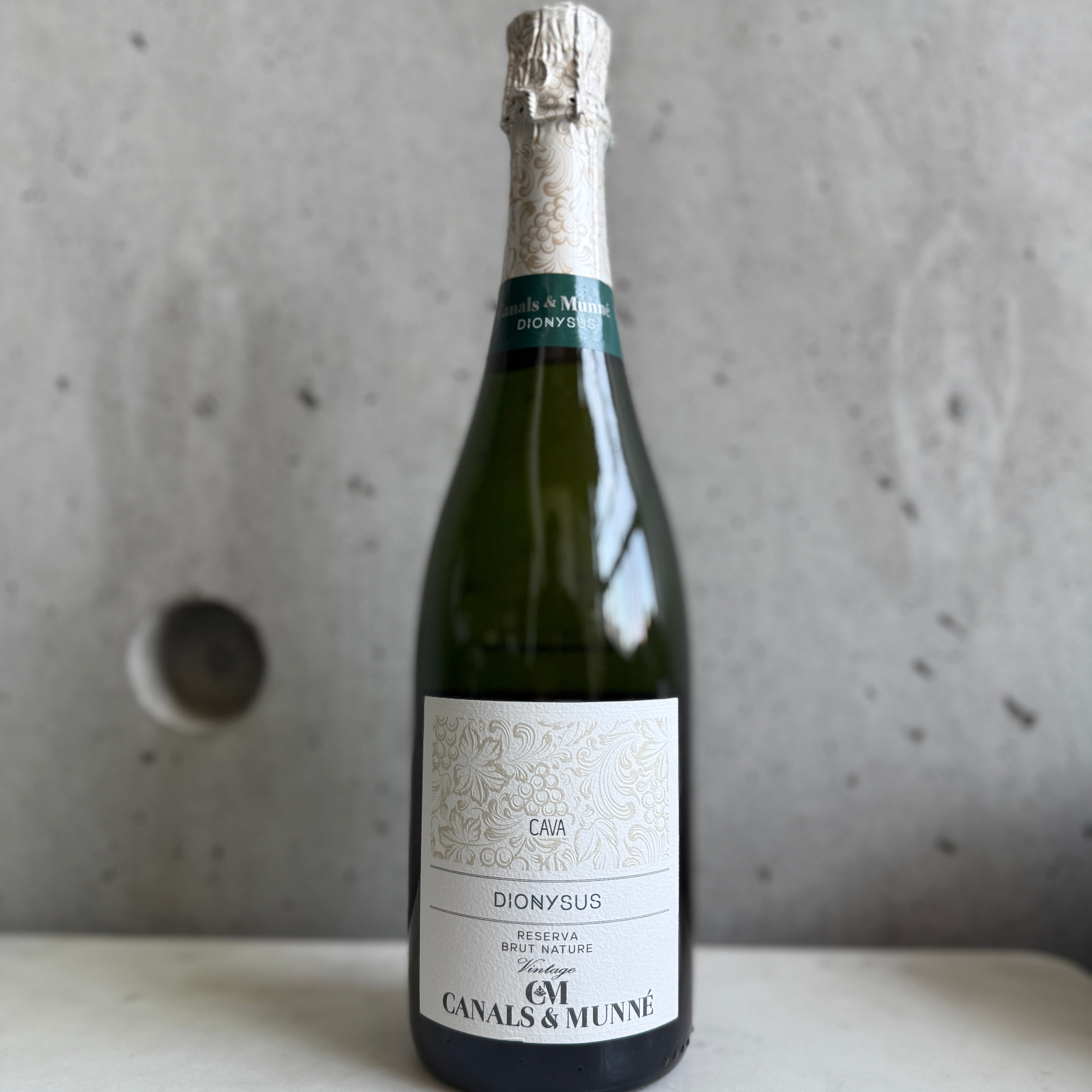 Canals & Munne "Dionysus" Reserva Brut Nature Cava, Catalonia, Spain