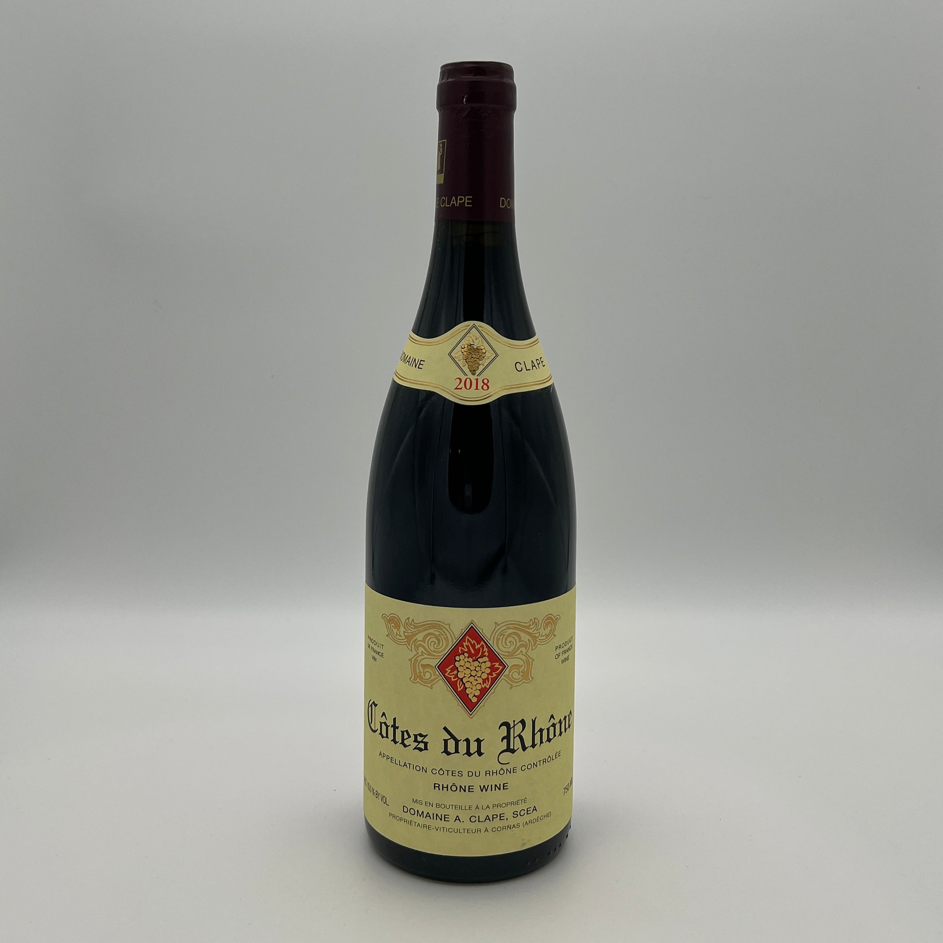 2018 Domaine Auguste Clape Cotes du Rhone, France