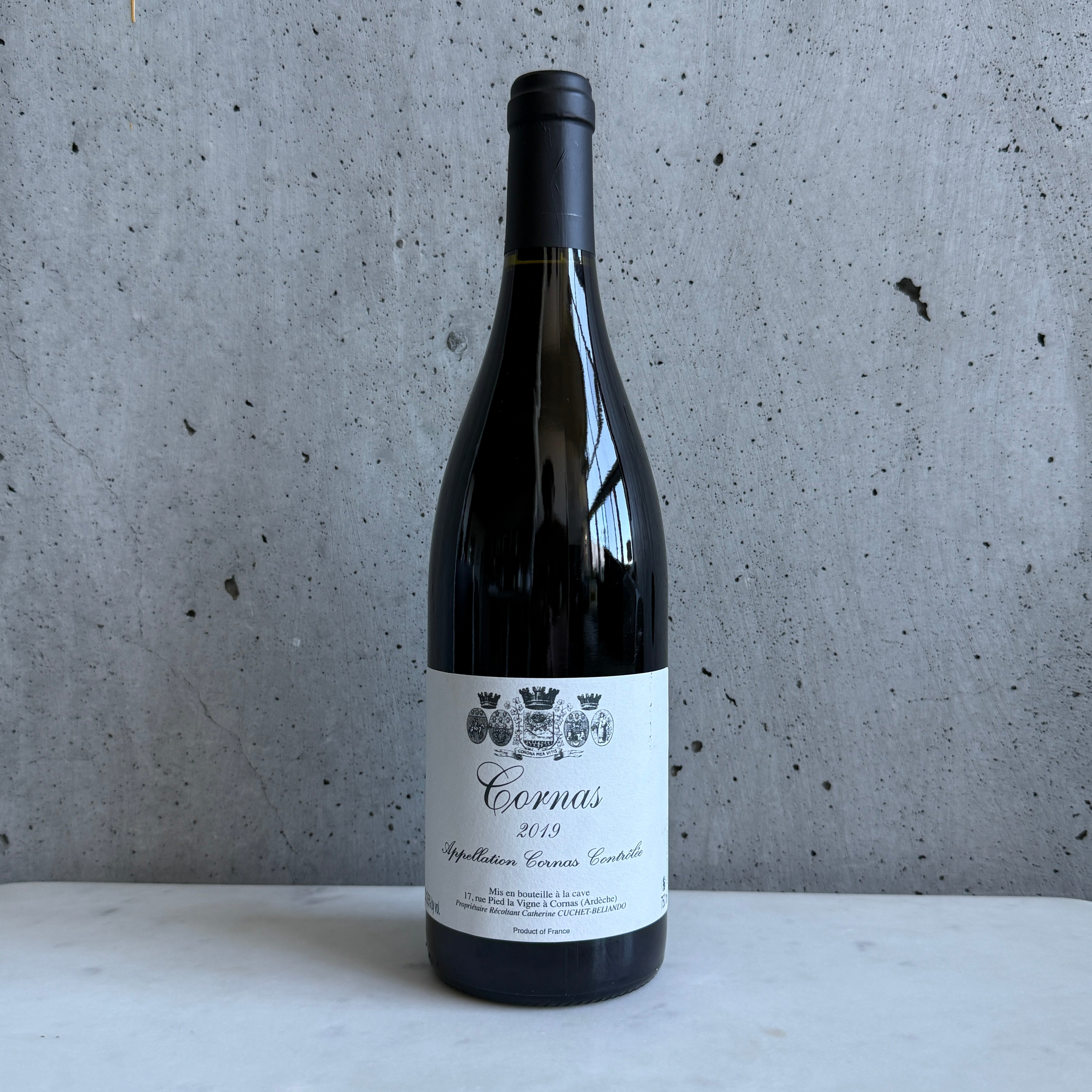 2019 Cuchet-Beliando Cornas Syrah from the Northern Rhône, France