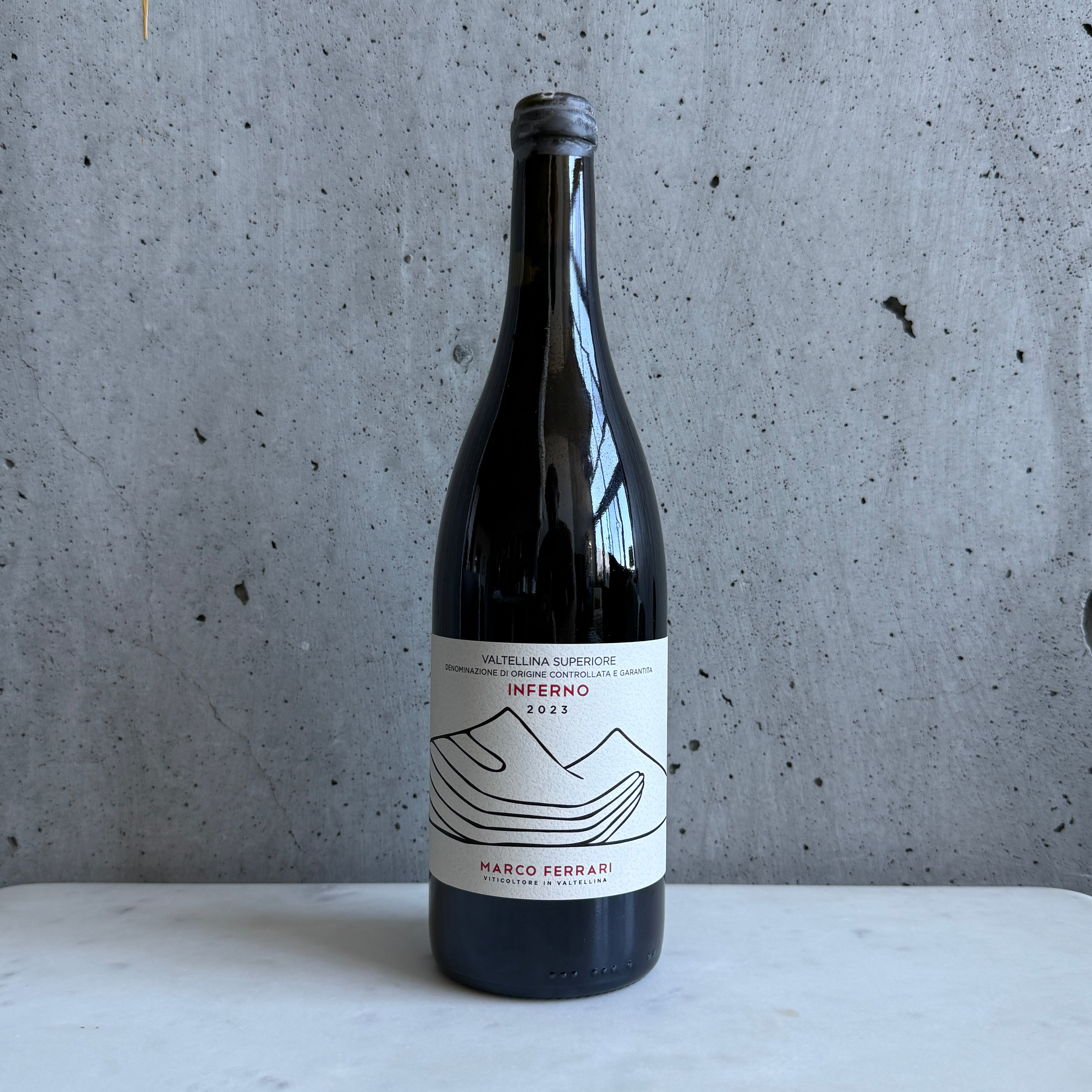 2023 Marco Ferrari Valtellina Superiore Inferno Nebbiolo from Lombardy, Italy