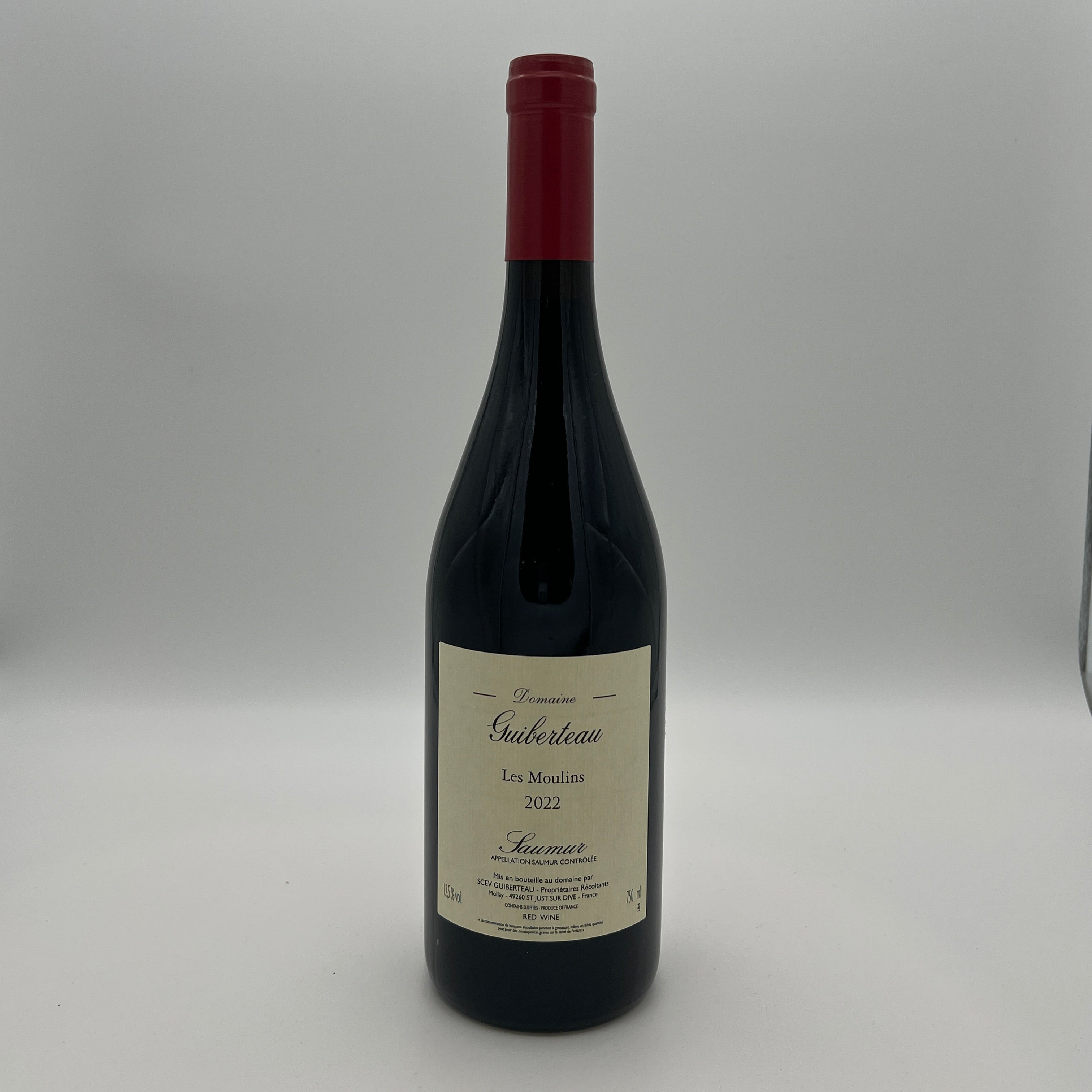 2022 Domaine Guiberteau Saumur Rouge "Les Moulins", Loire, France