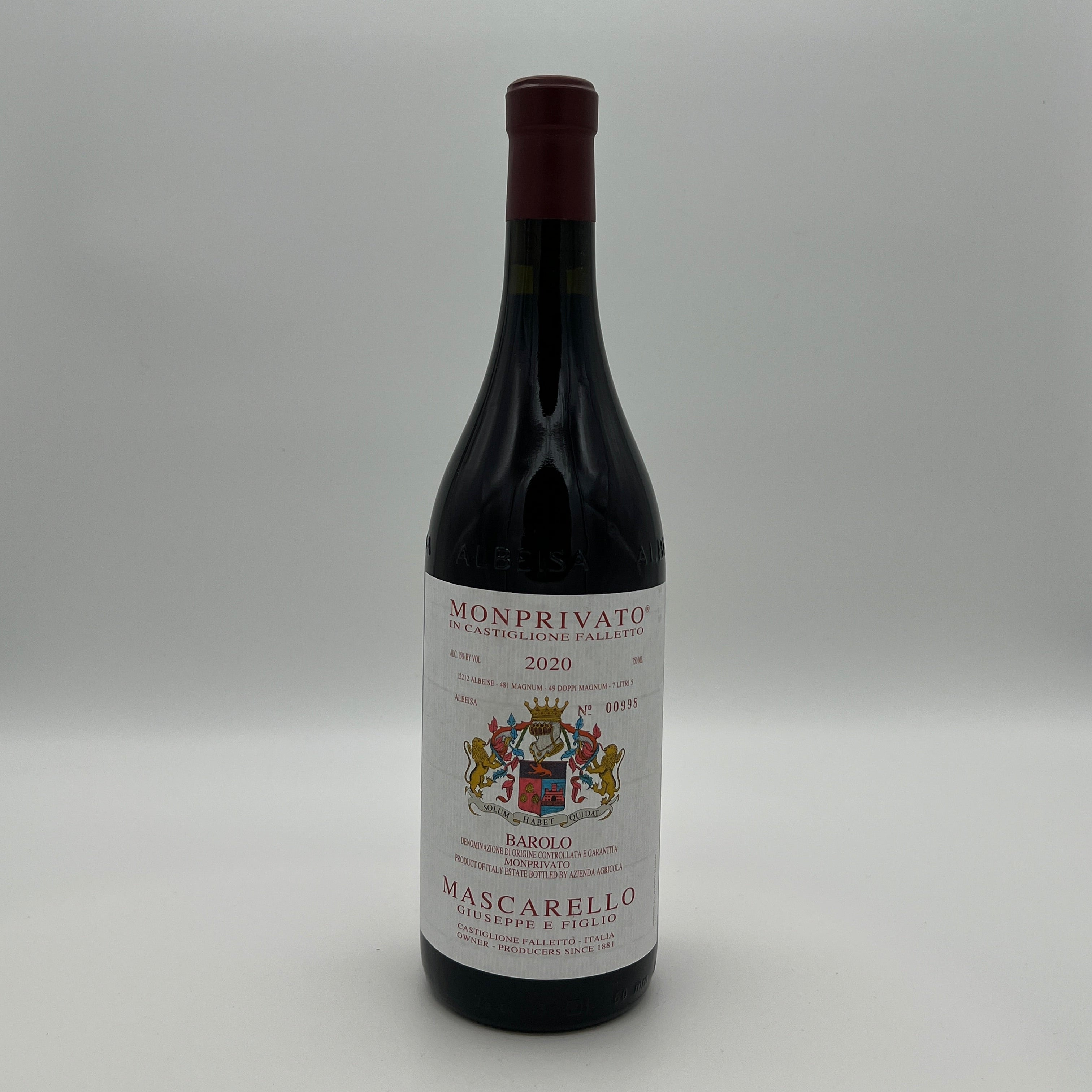2020 Giuseppe Mascarello e Figlio "Monprivato", Barolo DOCG, Italy