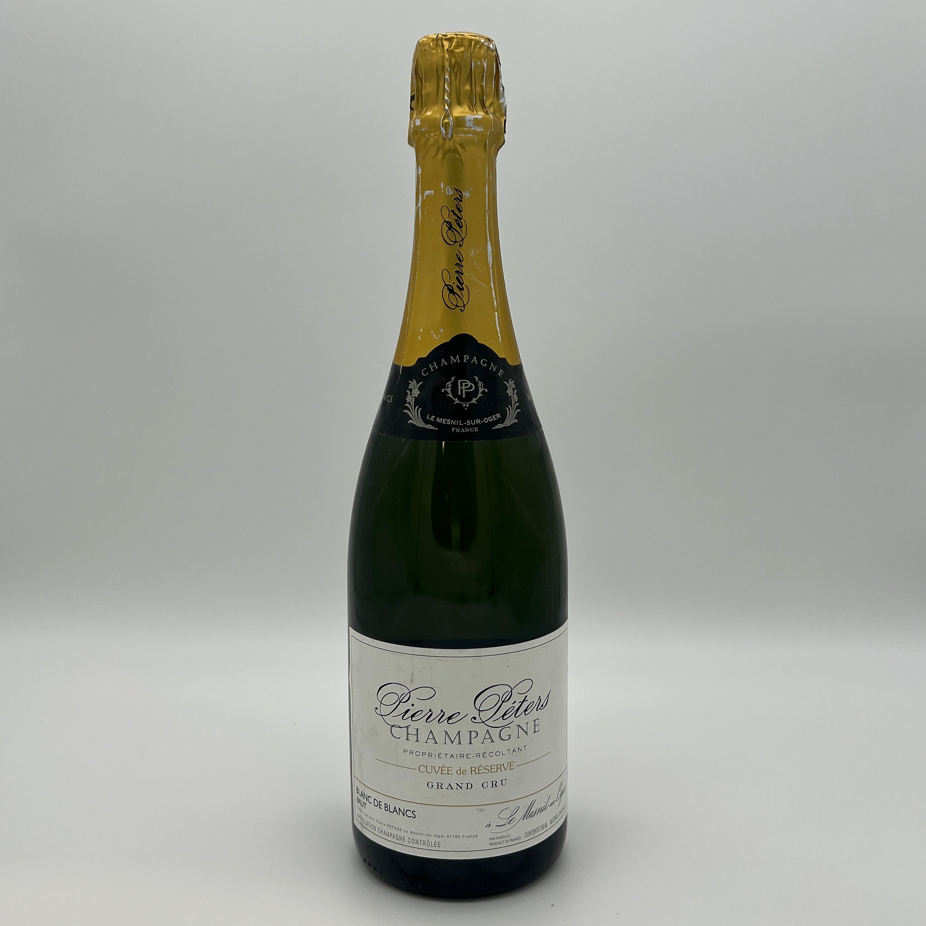 Pierre Peters Cuvee de Reserve Blanc de Blancs Grand Cru Brut, Champagne, France NV (dsg 2010)