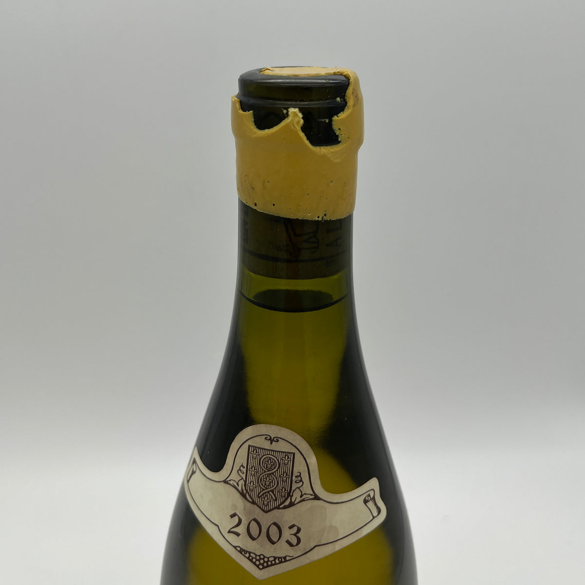 2003 Domaine Francois Raveneau Les Clos, Chablis Grand Cru, France (chipped wax, slight stain)