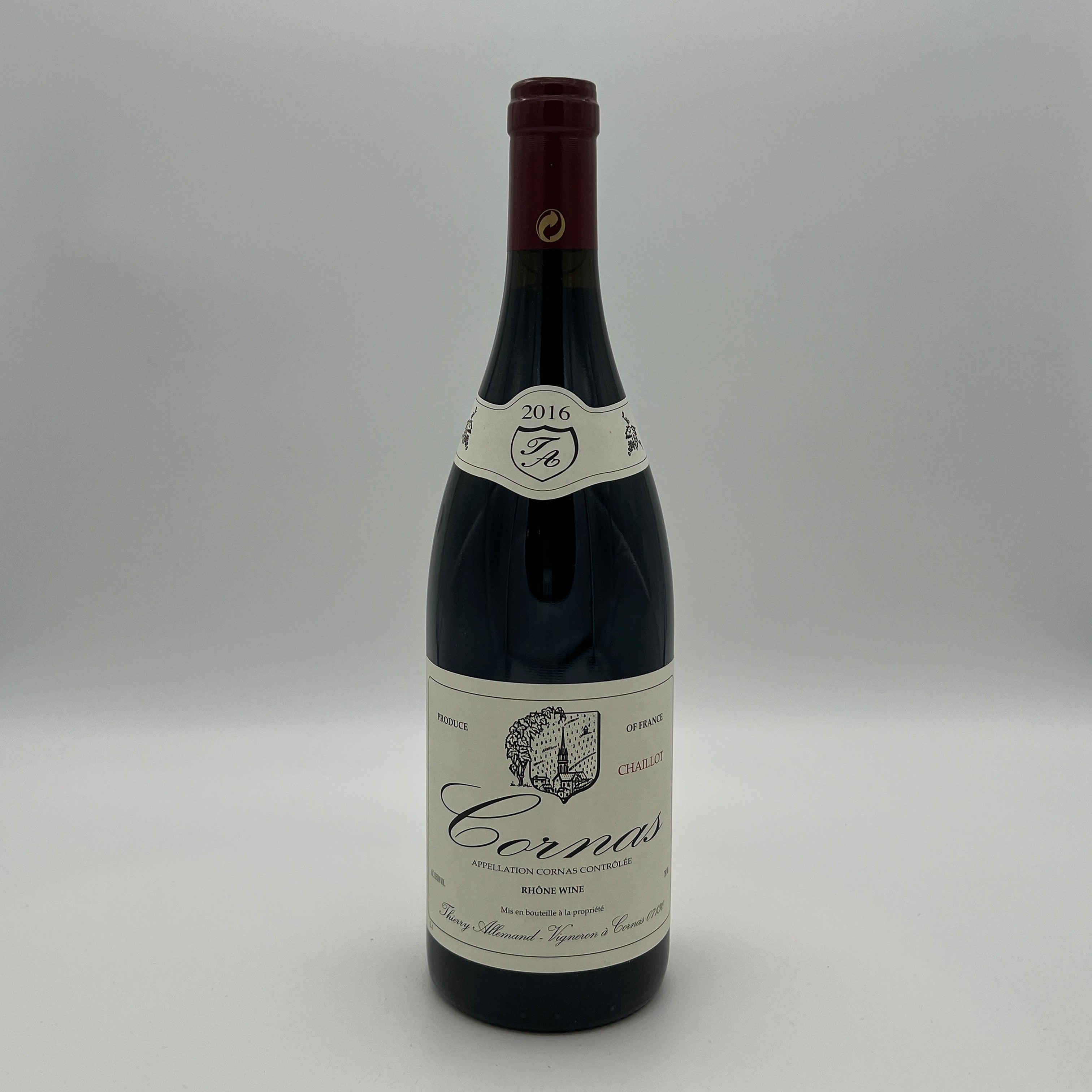 2016 Thierry Allemand Cornas Chaillots, Rhone, France