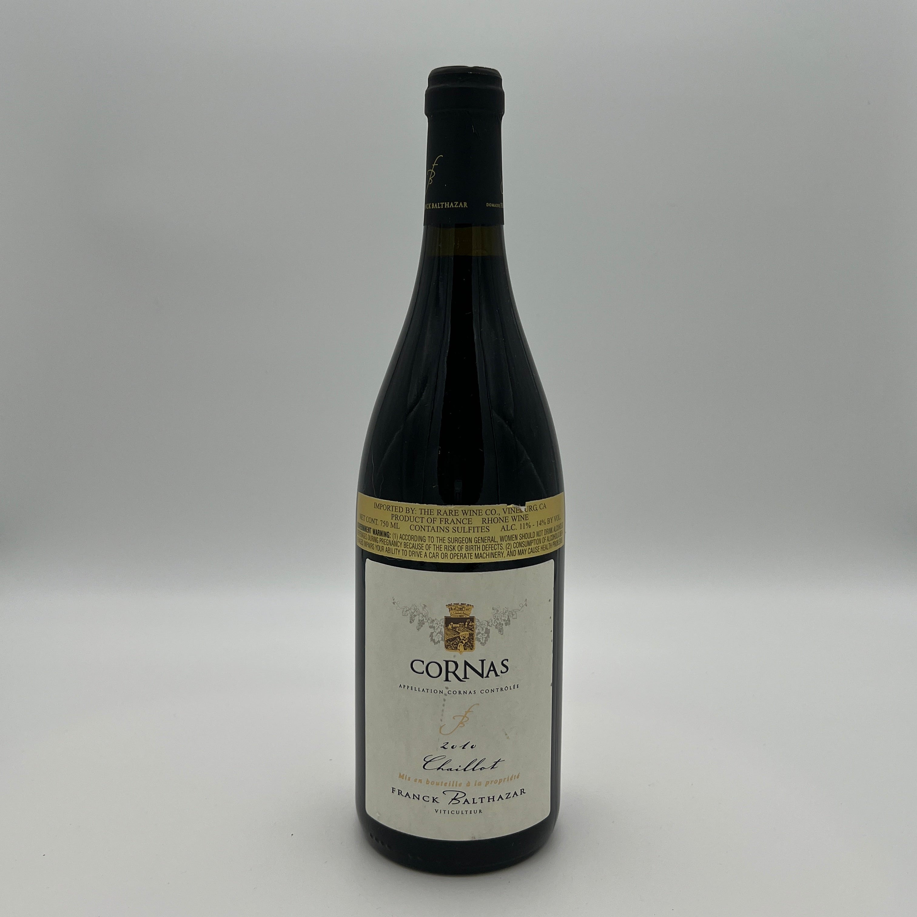 2010 Franck Balthazar Cornas "Chaillot", Rhone, France