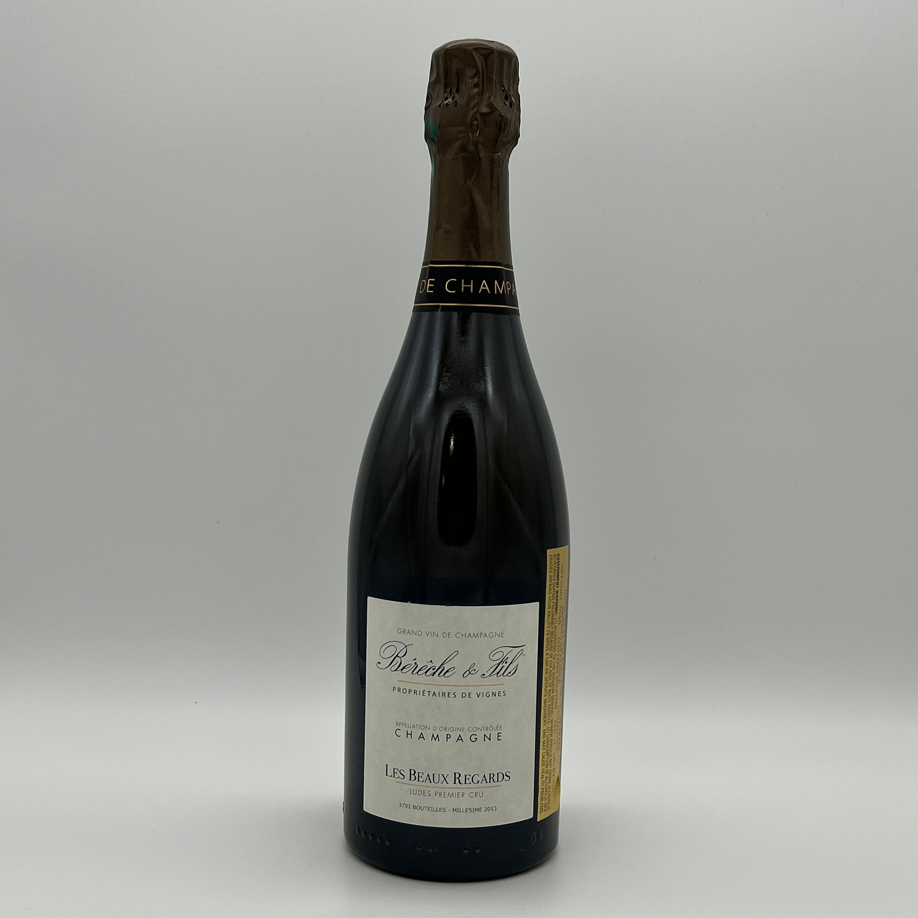2013 Bereche et Fils "Les Beaux Regards" Blanc de Blancs, Champagne, France