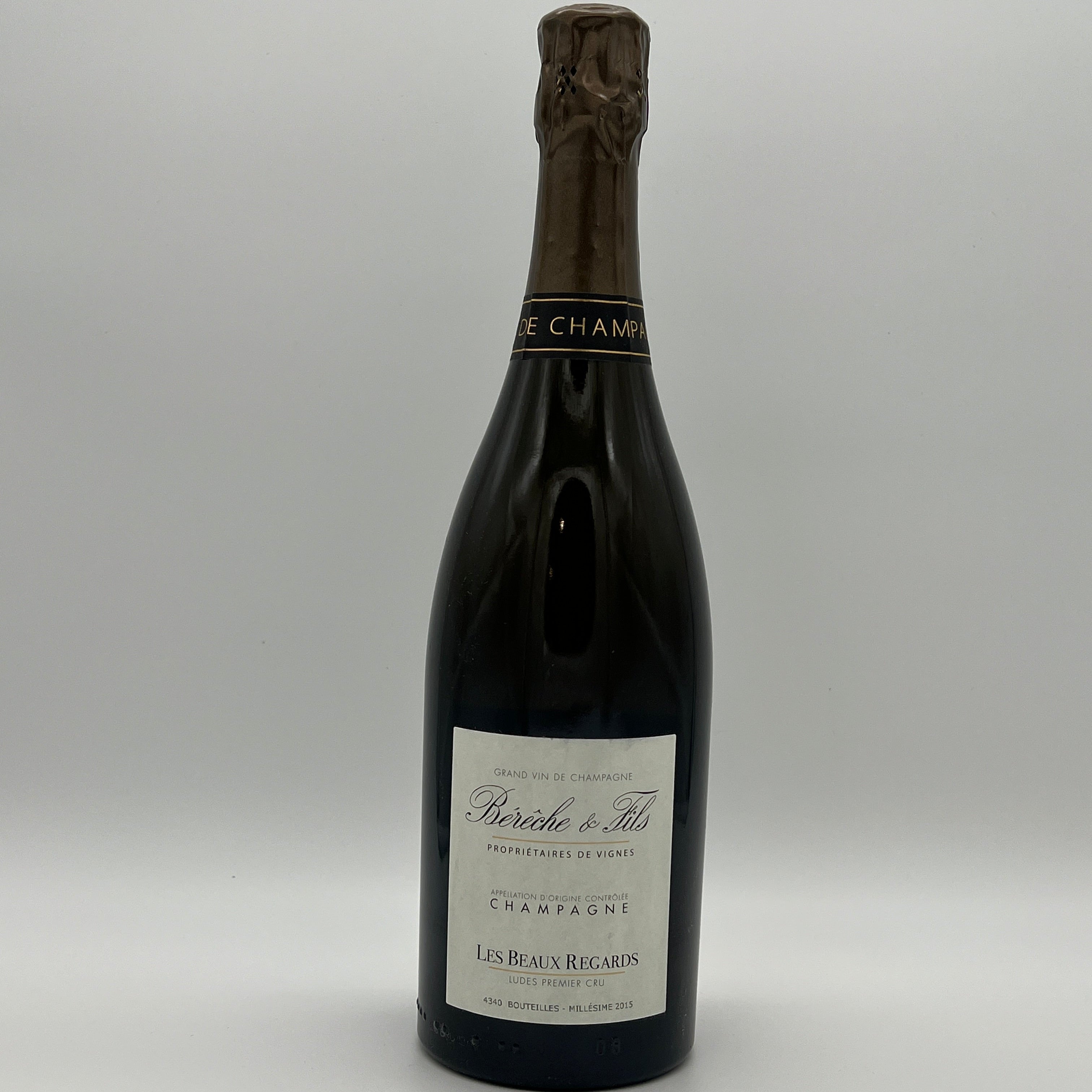 2015 Bereche et Fils "Les Beaux Regards" Blanc de Blancs, Champagne, France