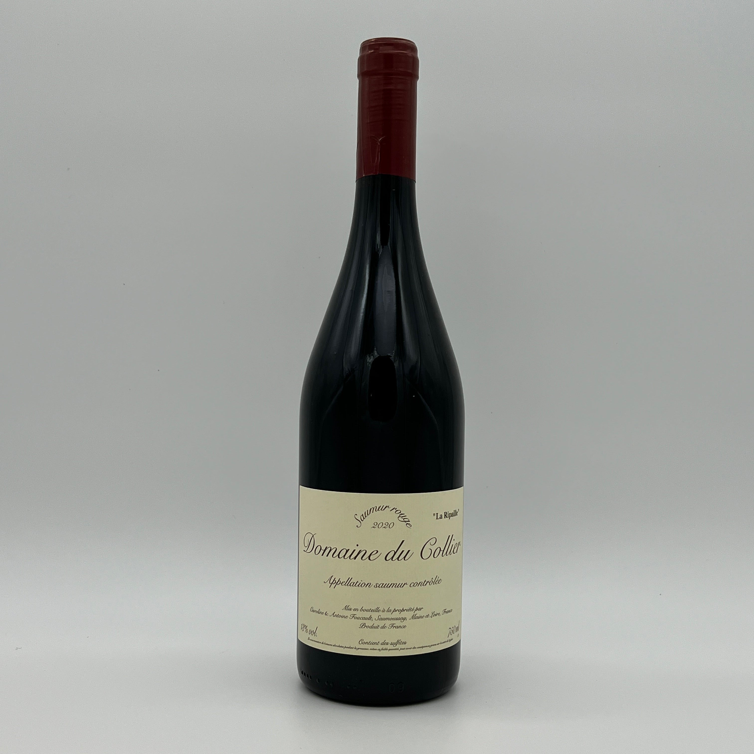 2020 Domaine du Collier Saumur Rouge "La Ripaille", Loire, France