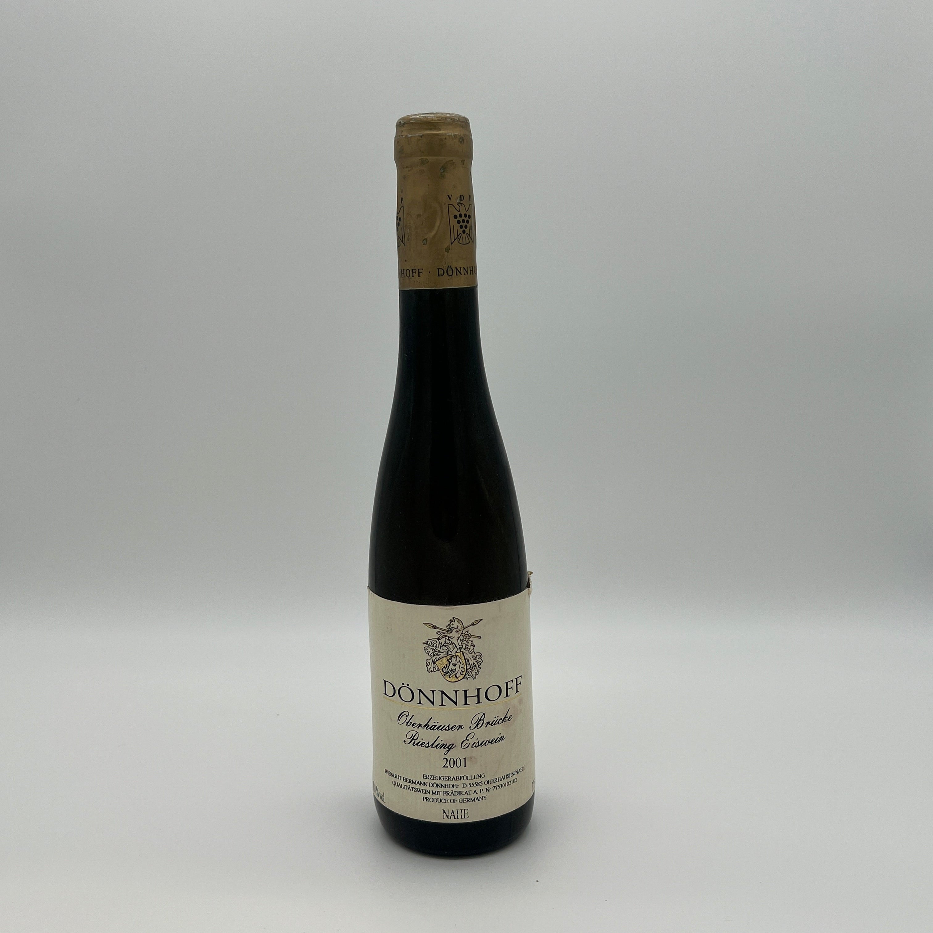 2001 Weingut Donnhoff Oberhauser Brucke Riesling Eiswein, Nahe, Germany (375ml)