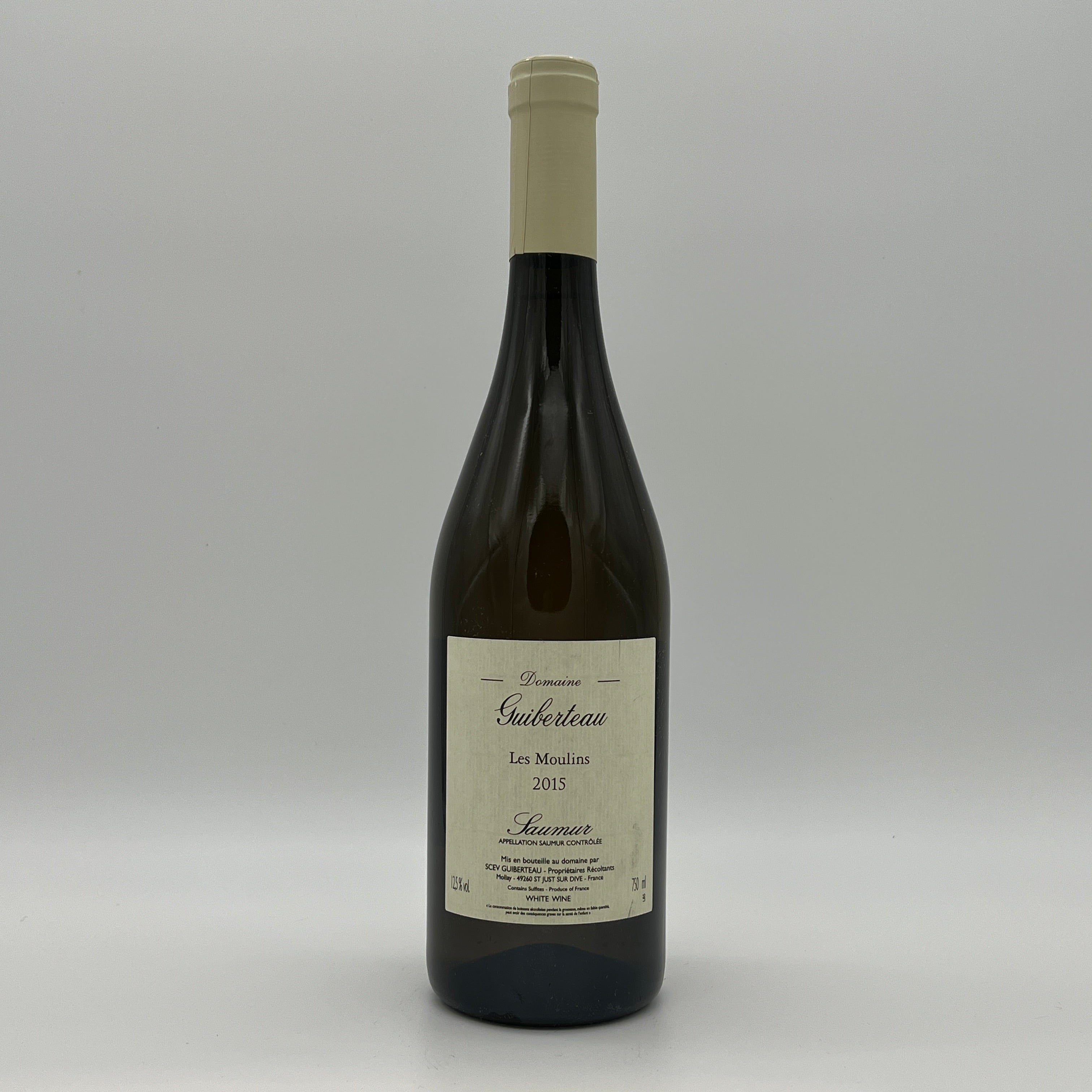 2015 Domaine Guiberteau Saumur Blanc "Les Moulins", Loire, France