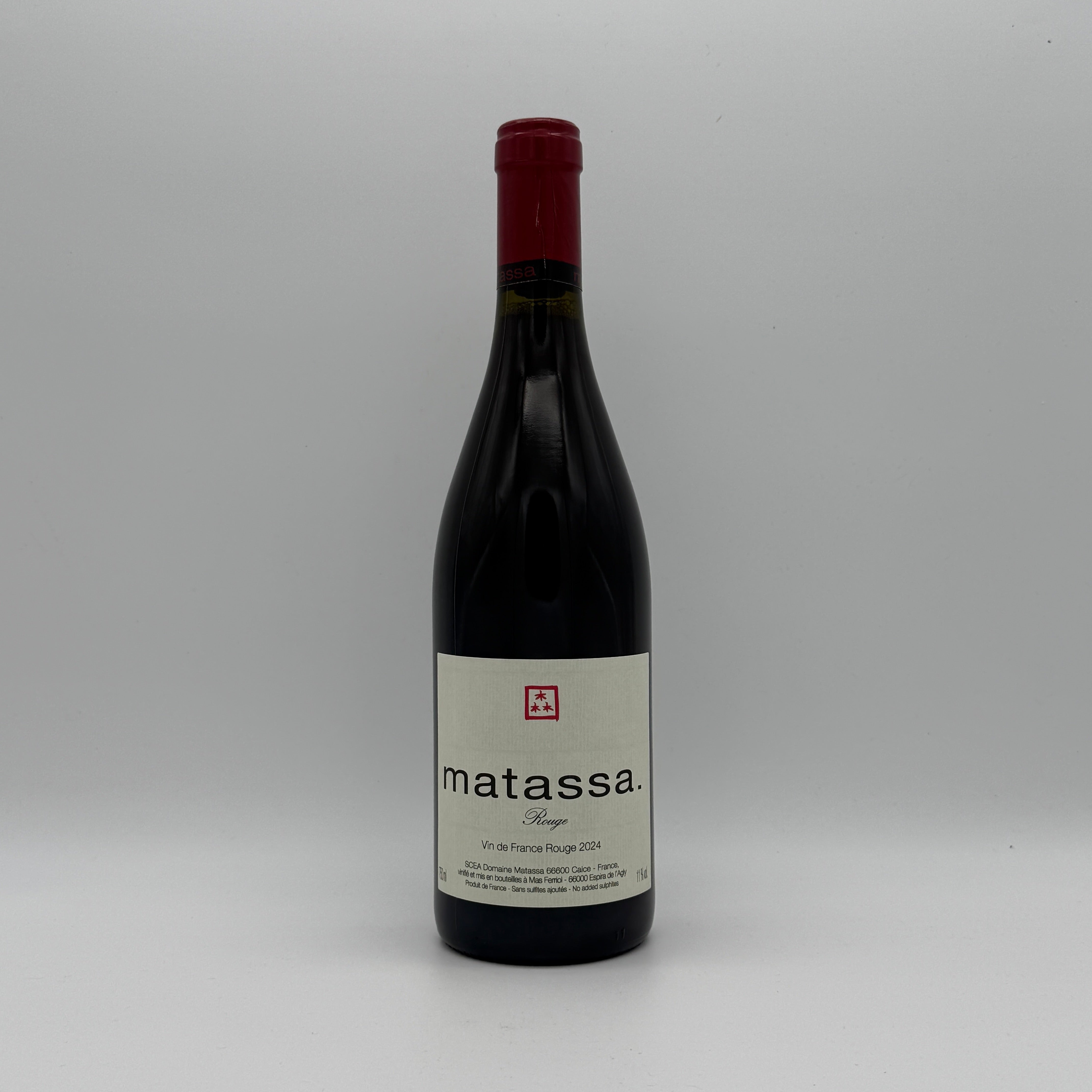 2024 Matassa Cuvée Rouge from IGP Côtes Catalanes in Roussillon, France