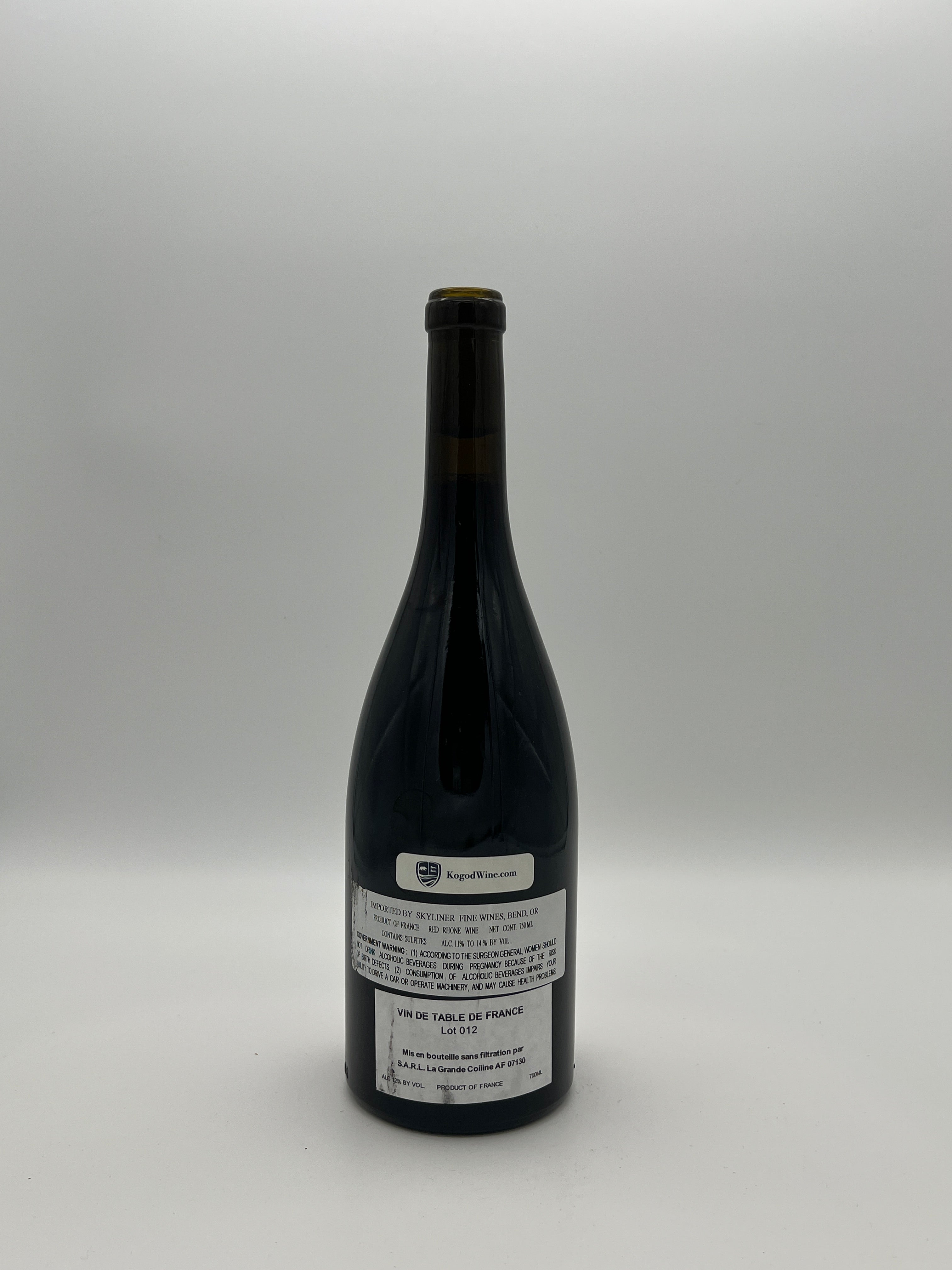 2012 Hirotake Ooka "La Grand Colline" Cornas, Rhone, France