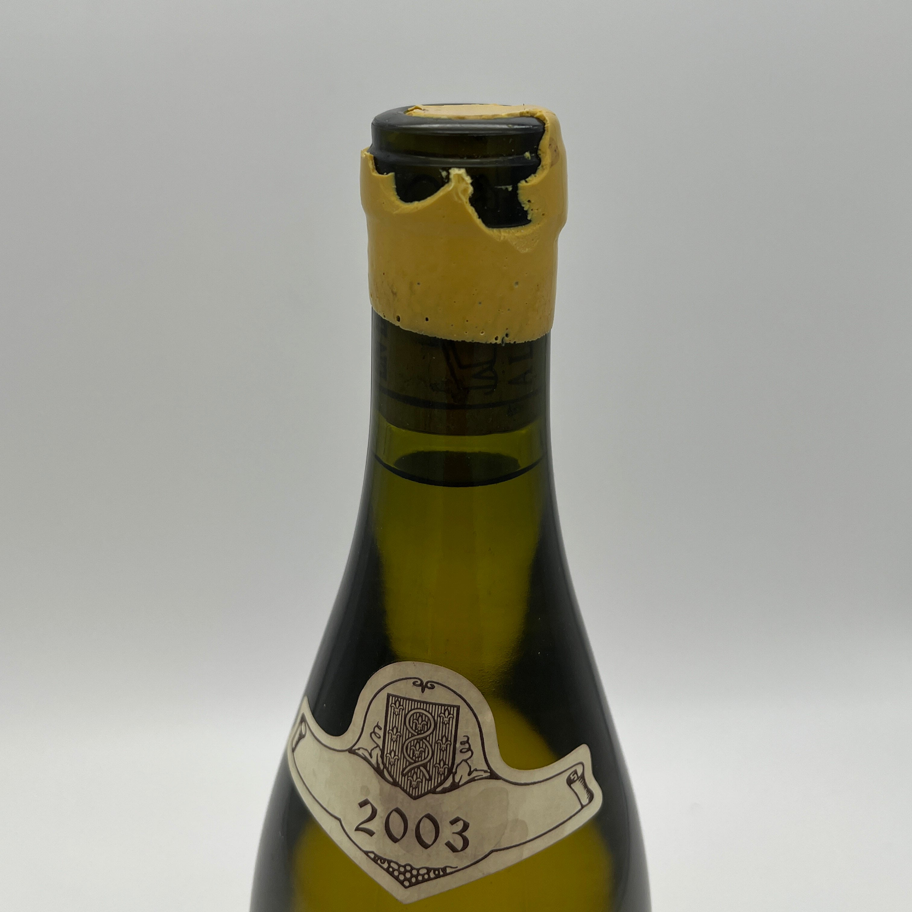 2003 Domaine Francois Raveneau Les Clos, Chablis Grand Cru, France (chipped wax, slight stain)