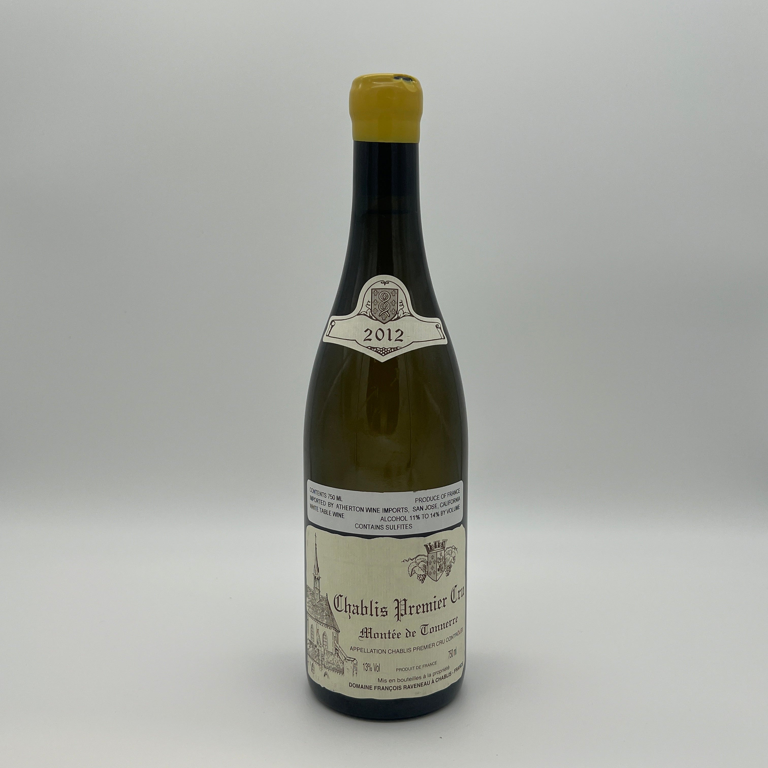 2012 Domaine Francois Raveneau Montee de Tonnerre, Chablis Premier Cru, France