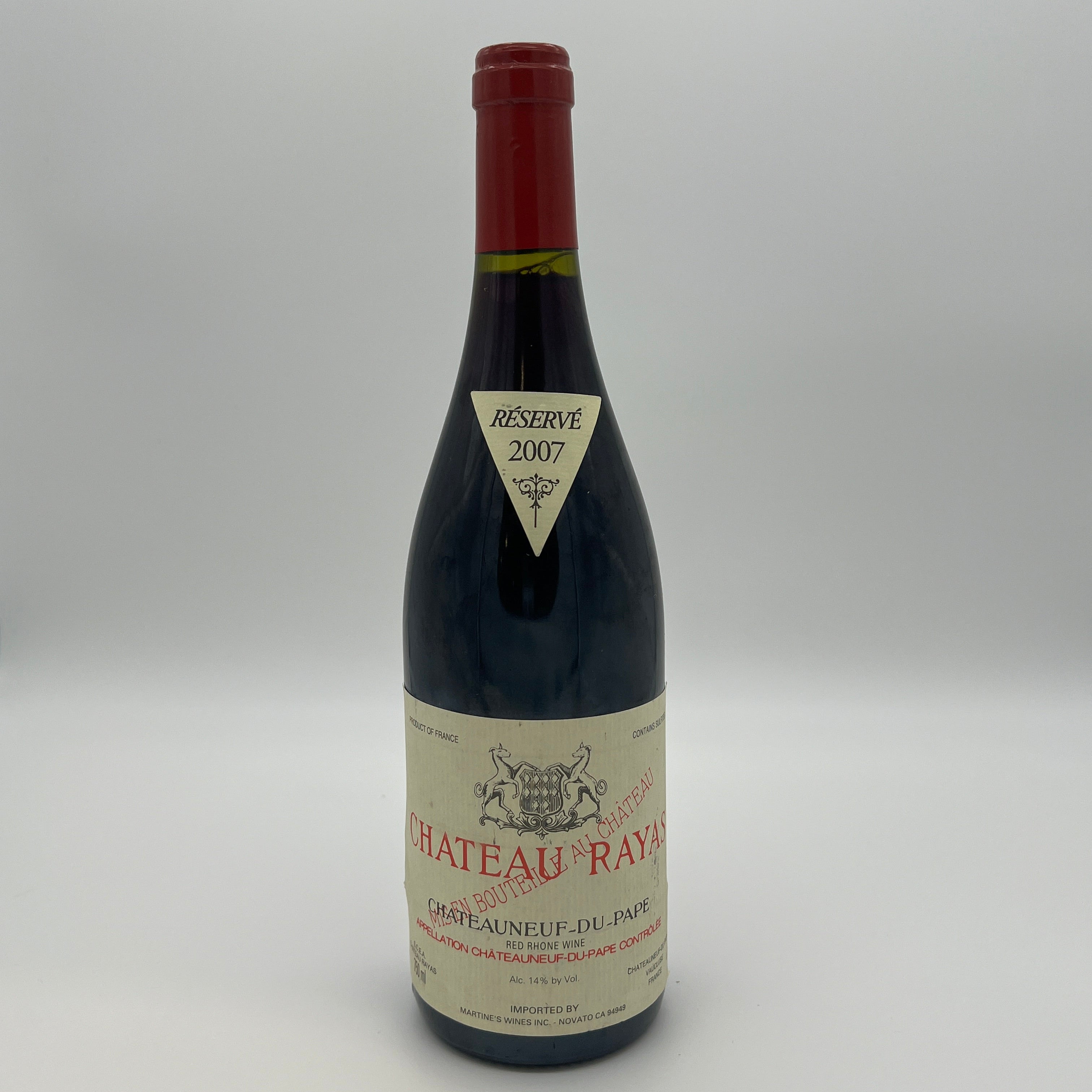 2007 Chateau Rayas Chateauneuf-du-Pape Reserve, Rhone, France