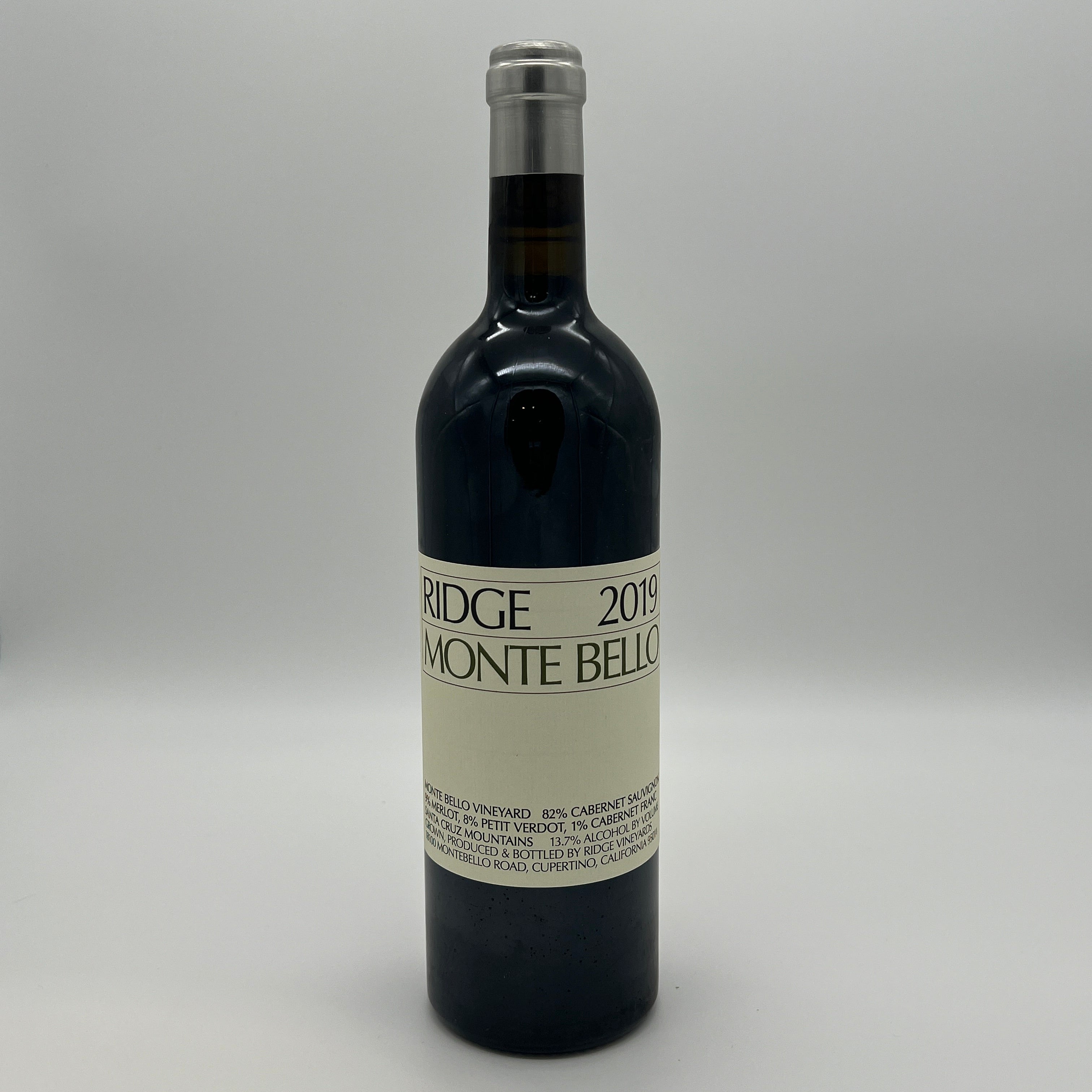 2019 Ridge Vineyards Monte Bello, Santa Cruz Mountains, USA