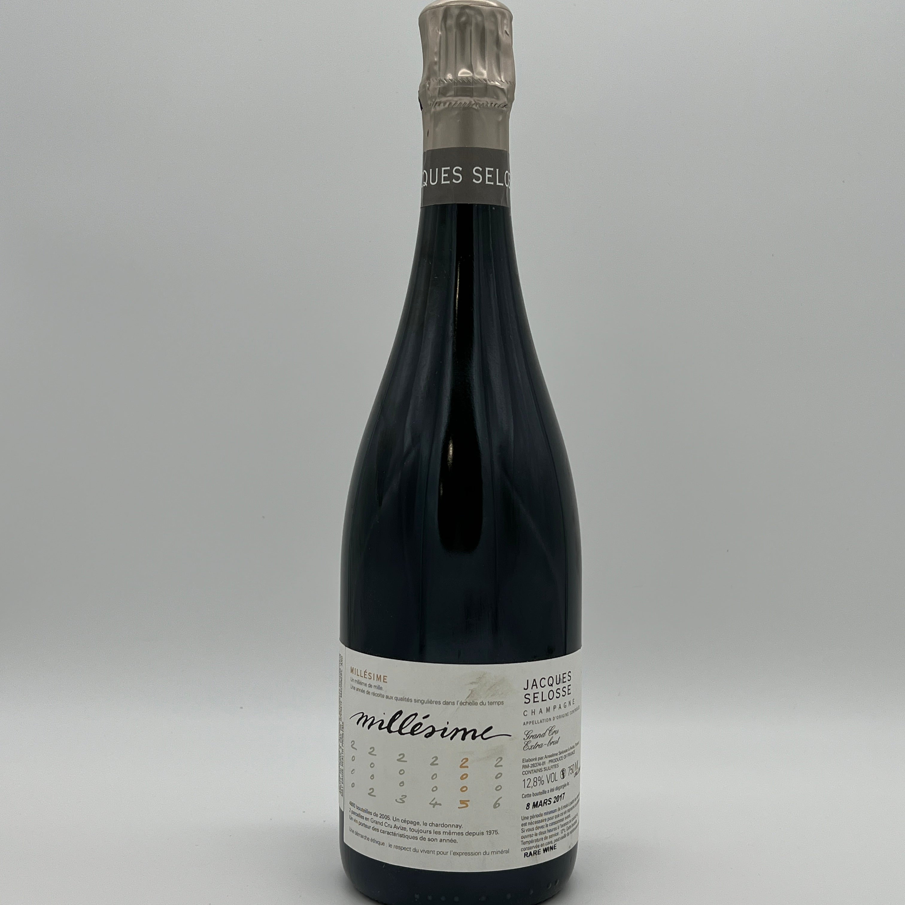 2005 Jacques Selosse Millesime, Champagne, France (Dis. 3/2017)