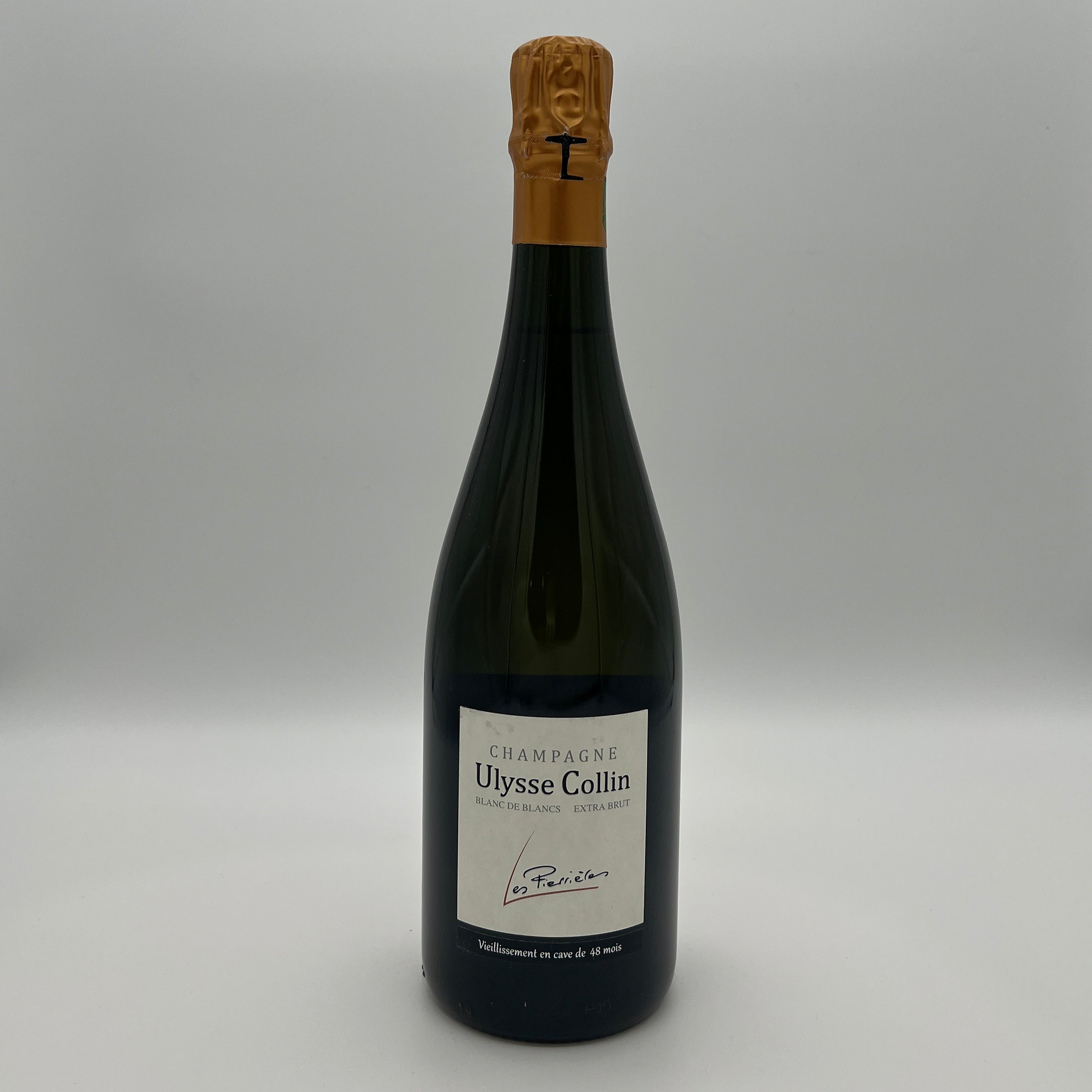 Ulysse Collin "Les Pierrieres'' Blanc de Blancs Extra Brut Champagne, France (L:2015 Dis. 3/2020)